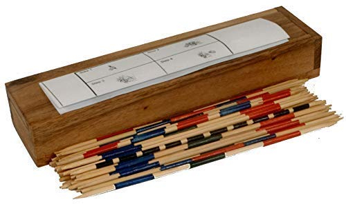 Terrapin Trading Ltd Fair Trade Thai Thailand Holz Regenwald Mikado Set in Holzkiste 20x5x3cm