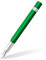 STAEDTLER 476TRX5 M ST Füller Trx (ergonomische Dreikantform, matte samtweiche Aluminium-Oberfläche, Aufsteckkappe, Standard Tintenpatrone, hochwertige Edelstahlfeder, Farbe: grün, Strichstärke M)