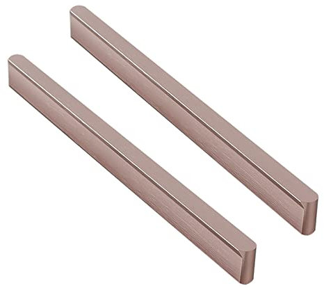 Roségold Möbelgriffe Schrankgriffe aus Aluminium Massives Küchengriffe Türknöpfe für Schlafzimmer Kleiderschrank Badezimmer Schublade Griff, 2 Stück (Length 1200mm)
