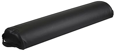 Mira cuscino mezzaluna tessuto ecopelle sfoderabile 63x16x8cm (Nero)