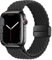 HITZEE Kompatibel mit Apple Watch Armband 49/46/45/44/42/41/40/38mm, Geflochten Band mit Magnetisch Schließe Entworfen für Apple Watch Ultra 2 Serie 10 9 8 7 SE 6 5 4 (42/44/45/46/49, Schwarz)