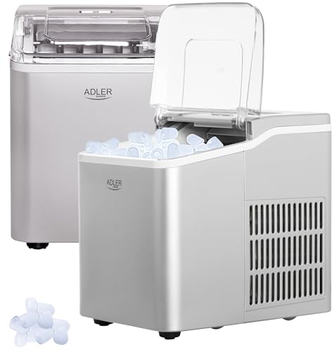 ADLER EUROPE Machine à glaçons AD8086, machine à glaçons, capacité 1,5L, capacité 12kg/24h, puissance 100W