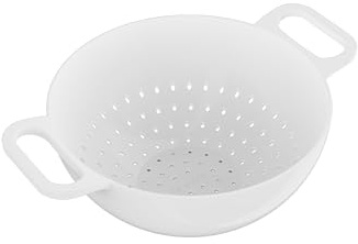 Trebonn HELM, Colander Melamin-Sieb mit Hochglanz-Finish (White, S)