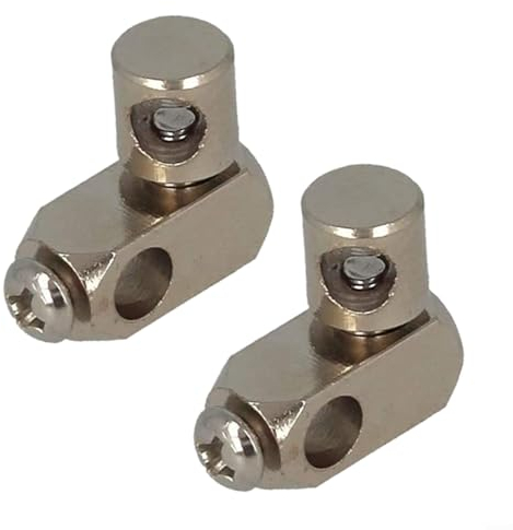 CWOQOCW 2 Stück Doppelgelenkstück für Exzenter-Ablaufgarnitur, verstellbare Metall-Exzenter-Ablaufgarnitur für verschiedene Waschbecken oder Armaturen