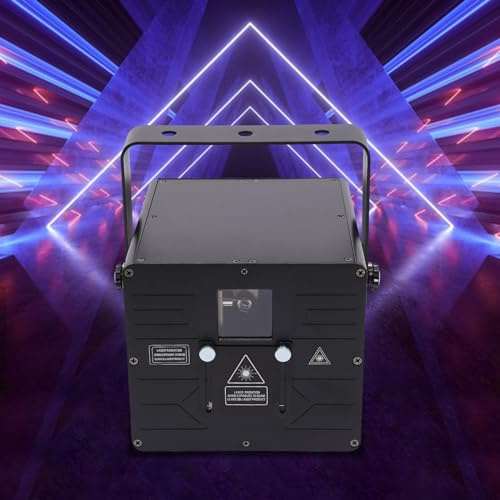 Partylicht, RGB Discolicht, DJ Projektor Musikgesteuert, 2W, Disco Lichteffekte Sprachgesteuert mit USB für Hochzeit/Party/Bar/Nachtclub/Live ShowKlub/Feiertage