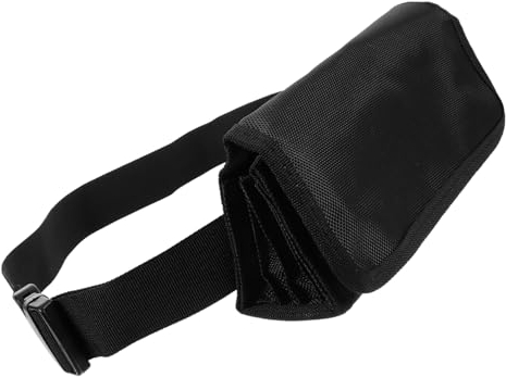 Schwarze Damen Bauchtasche aus Oxford Gewebe für Kassierer