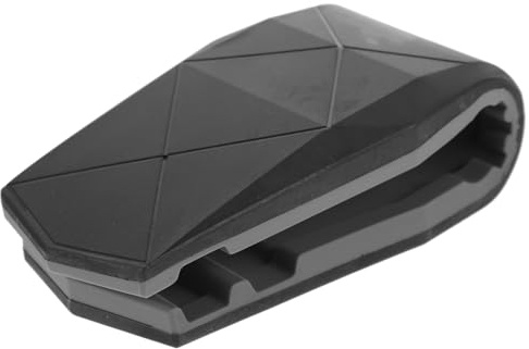 RORPOIR Supporto Auto a Clip per Cruscotto, Regolabile, in Tpu Nero | Pad Gel Riutilizzabile, Inserimento e Rimozione una Mano, per Superfici Piane e Curve Colore Casuale