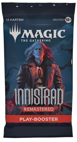 Innistrad Remastered – Play Booster | DEUTSCH| Magic: The Gathering | Legendäre Reprints aus Allen Innistrad-Sets | Mit Heartforcards® Versandschutz