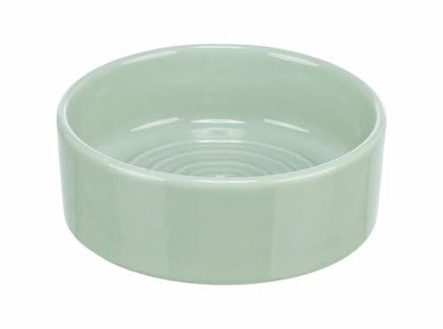 TRIXIE Viviana Futterstation aus Keramik, 1,4 l/Ø 20 cm, Salbei