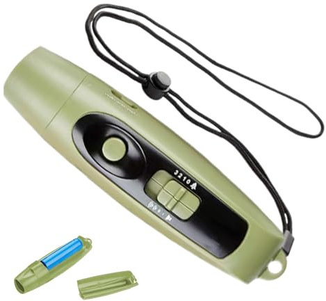 Holdes Sifflet électrique, sifflet à la main | Gadget de sifflet multiples-upose Autochtonable Réglable 3 Gadget fort différent,Haute à volume électrique USB rechargeable avec la lanière et la lumière