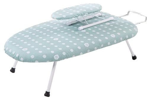 Tabla de planchar, diseño compacto de mesa con soporte telescópico para un fácil almacenamiento, solución de ahorro de espacio para el hogar y los viajes