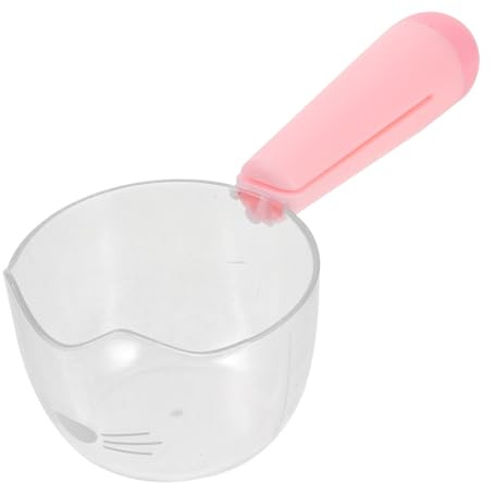 LOLIPPYY Cuillère Doseuse Digitale pour Alimentation Animaux Compagnie Cuillère et Clip pour Sacs de Nourriture Humide Chats et Chiens Transparente avec Graduation Pratique et Réutilisable