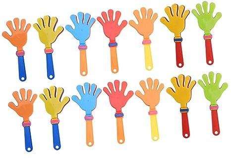 Garneck Giocattolo Clapper Rumoroso in Plastica Piccolo, Batacchio da Concerto per Bambini Feste Compleanno Halloween e Matrimoni, Set da 20 Pezzi Bomboniere per Eventi Colore Casuale