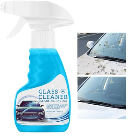 Pulitore Per Parabrezza - 120ml Anti-Appannamento Prodotti Per Pulizia Rapida,Detergente Per Vetri Auto | Per Dettaglio Lucidatura Lavaggio Cura Protezione Garage Vernice Superfici