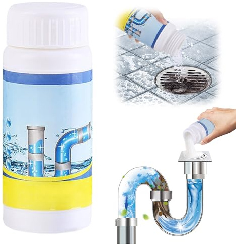 Rohrreiniger Extrem Stark Abflussreiniger, Drain Cleaner Rohrfrei Extra Stark Abflussreiniger Schaum Küchenreiniger Fugenreiniger Badreiniger für Waschbecken Abwasserkanäle Toiletten Badezimmer (1PCS)