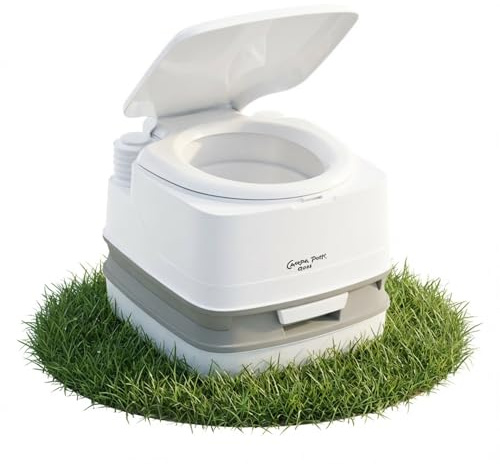 Thetford Porta Potti Qube MT Campingtoilette 12L, Mobile Chemietoilette, Portable Toilette für Camping & Travel, kompakte Reisetoilette, Weiß