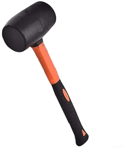 Kit di attrezzi per la riparazione del pavimento con ventosa in ferro, martello in gomma antirumore e cuscinetti riutilizzabili per pavimenti compositi, legno o laminati (3)