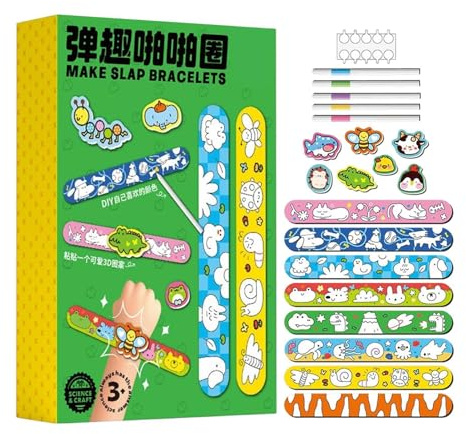 Pulseras de Golpe de Animales para Niños Coloridas y Divertidas DIY