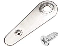 sourcing map Cadre Tournant Bouton 7/8 Métal Indicateur Forme avec Vis pour Suspendu Images Photos Dessins et Affiches 20Pcs Argenté