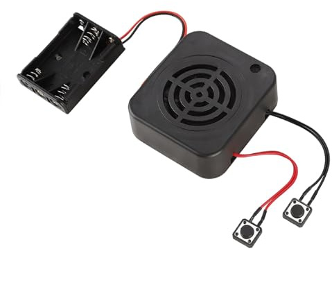 KSTE DIY Grabación de Voz Caja Módulo de Sonido, 3W Caja de Grabación de Bricolaje Claro para Los Animales de Peluche/Regalo/Juguete (2 Minutos)