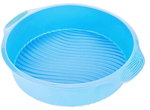 HERCHR 25cm-Runde Kuchenform, Backform, Tortenform Silikon Backform für Backzubehör für die Küche zu Hause, Gebäck-Backform Kuchenformen