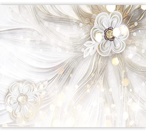 murando PREMIUM Fotomurales Flor 250x175 cm Papel pintado tejido no tejido Decoración de Pared decorativos Murales moderna de Diseno Fotográfico diamantes Ornamento bokeh a-A-10130-a-a