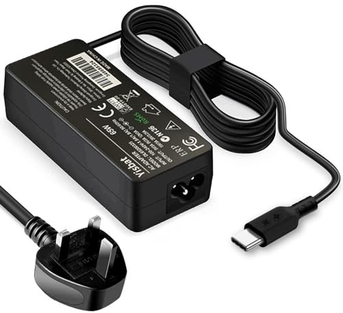Yisbat 45W USB C Chromebook Laptop Charger Compatible with HP Chromebook X360,Dell Chromebook, Asus Chromebook, Acer Chromebook,Samsung Chromebook,Lenovo Chromebook