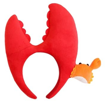 LOVIVER Pincers Hairband Novely Headband Portable Role Play Headpiece Hair Hoop for Kids Girls Boys Adults Party Festival