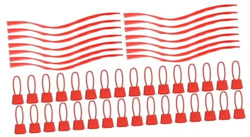 Garneck Lot de 2 en Maille Rouge pour Fruits Et Légumes 60 Cm Thermoscellés Étanches pour Le Rangement des Courses 50 Pièces