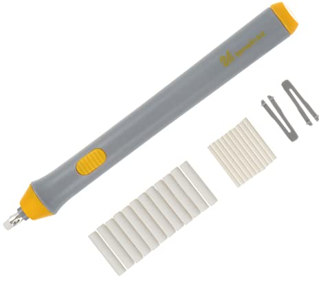 TEHAUX 3sätze Elektrischer Radierer Für Zeichnungen Akku- Präziser Bleistift-radierer Für Künstler Für Skizzen Und Korrekturen Hochwertiges Material