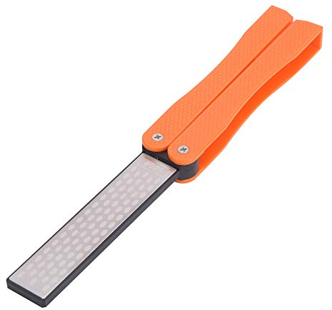 Garden Tool Sharpener, Portable Knife Sharpener Sharpening Stone with Compact Size Portable Foldable for Grinding