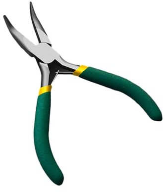 Mini Pliers Long Nose Bent Nose Diagonal End Cut Linesmans Needle Nose Pliers 5'' Plier for Jewelry Making Needle Nose Pliers Jewelry