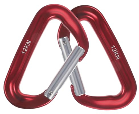 BESPORTBLE 2stücke Robuster D-Haken Campinghaken Haken Für Camping D-hakenring Form Schnallen Schlüssel Kette Clip Für Angeln