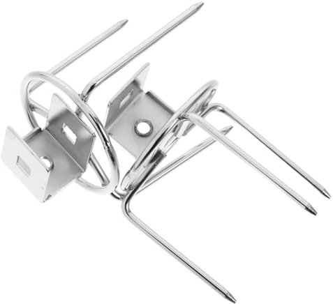 SHOWERORO 2piezas Tenedores Inoxidable Tenedores Para Asar Carne y Pescado Accesorios De Cocina