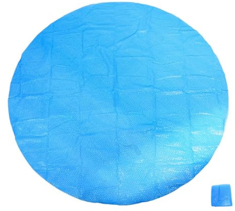NULYLU Round Pe Pool Cover Outdoor Insulation Sun Protection Blanket for Garden Pool