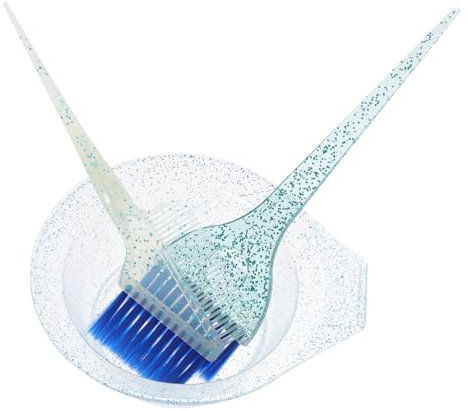 CANIGHT 1 Satz Haarfärbepinsel Mischschüssel Pinsel Zum Haare Färben Einfach Zu Reinigen Wiederverwendbar Flexiblen Borsten