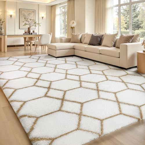 Sour Lemon Hochflor Teppich Grau Carpet Wohnzimmer 160x230 Waschbar Anti-Rutsch Extra Große Teppiche Schlafzimmer Flauschige Moderne Teppiche Matte Teppichen für Schlafzimmer Kinderzimmer