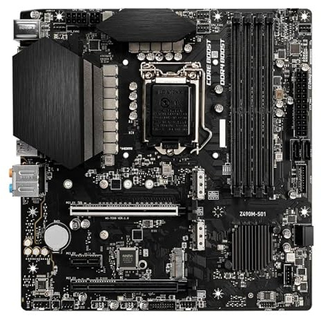 motherboard Fit For MSI Z490M-S01 Scheda madre Micro ATX LGA 1200 DDR4 da 128 GB Testata al 100% Completamente funzionante