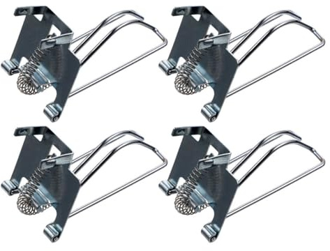 ELAYARD Clip Fermasoldi in Metallo 4 Pezzi per Cassetto Contanti, Accessori Ricambio Registratore di Cassa, Inserto per Banconote per Uso Commerciale in Negozi e Supermercati