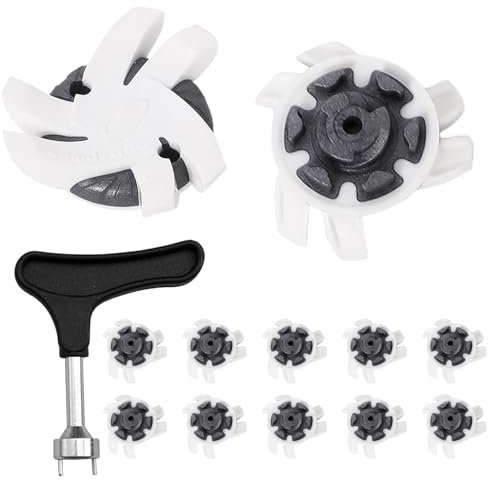 Clavos De Golf, Clavos De Zapatos De Golf - 12 Piezas De Tacos De Golsf Antideslizantes para Zapatos De Golfs | Psicos De Golfs Portátiles De Rápido, Prácticos Tacos De para Canchas Al Aire Libr