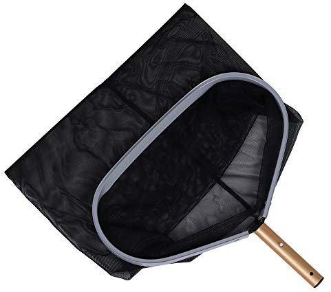 TOPINCN Pool Net Leaf Skimmer Rake Heavy Duty Mesh Bag Catcher Deep Netting Basket, Removes Debris Leaves Dirt, Cleaning Tool for Spa Hot Tub Swimming Pool