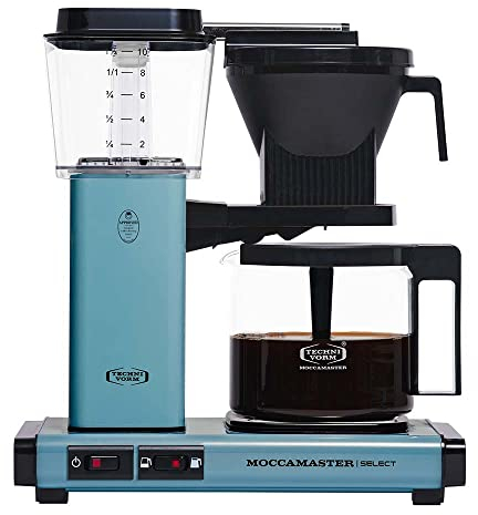 Moccamaster KBG Select, Coffee Filter Machine, Coffee Maker, Pastel Blue, UK Plug, 1.25L