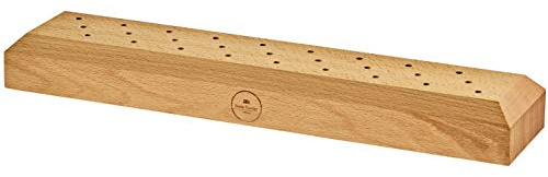Sonic Energy Stimmgabel Halter, 27er (TF-HOLDER-27) | Ständer für 27 Sonic Energy Stimmgabeln der TF-Serie, 46,58 x 10,39 x 5 cm, 1581 g, Buchenholz