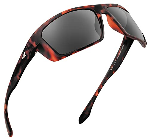 KastKing Huzzah Polarized Sport Sunglasses for Men and Women, Ideal for Driving Fishing Cycling and Running,UV Protection