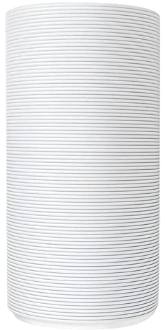 TOPINCN Tragbarer Klimaanlagenschlauch Klimaanlagen-Abluftschlauch PP-Stahldraht Faltbarer Dehnbarer Entlüftungsschlauch Gegen Den Uhrzeigersinn CCW-Gewinde 3 Meter Länge(150mm Diameter)