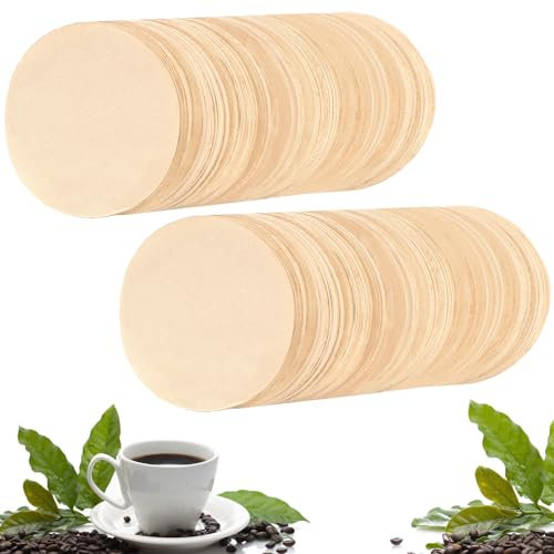 800 filtros de café espresso, filtro de papel de café redondo sin blanquear de 58 mm para máquina de espresso, filtro de café desechable compatible con cafetera espresso