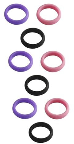 Yardwe 3er-set Damenringe Silikon Eheringe Active Gym Fashion Nicht Leitend Größe 9 3 Stück X 3