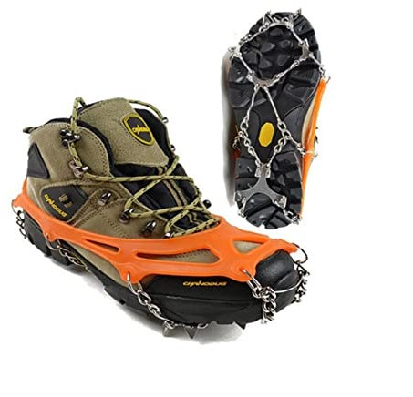 ELTOX Spikes für Schuhe Winter,Schuhspikes Silizium Universal Ice Kein Schlupf Schneeschuhspike Griffe Halsstrümpfe Steigeisen Winter Klettern No Slip Schuhe Cover