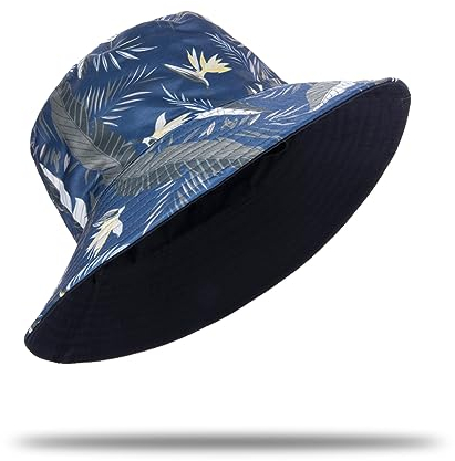 YAMEE Fischerhut Unisex Reversibler Oversize,Sonnenhut Herren Großer Kopf Breitkrempe,Fischerhut Männer Baumwolle,Anglerhut Sonnenschutz,Fischermütze Herren für Outdoor-Aktivitäten Angeln,Camping