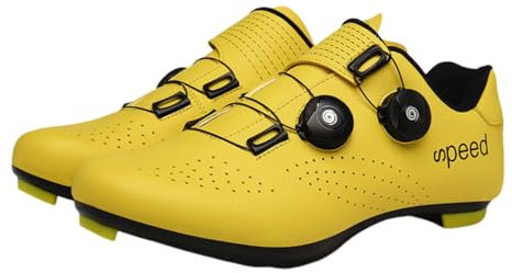 ENEN Fahrradschuhe Herren Damen, MTB Schuhe Abriebfester Rennradschuhe Fahrradschuhe Unisex, Einfarbig Mountainbike Rennrad Schuhe Radschuhe Kompatibel mit SPD und SPD-SL